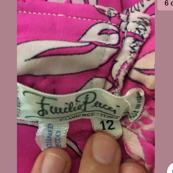 Emilio Pucci Vintage Pink Floral Skirt - Picture 6 of 11